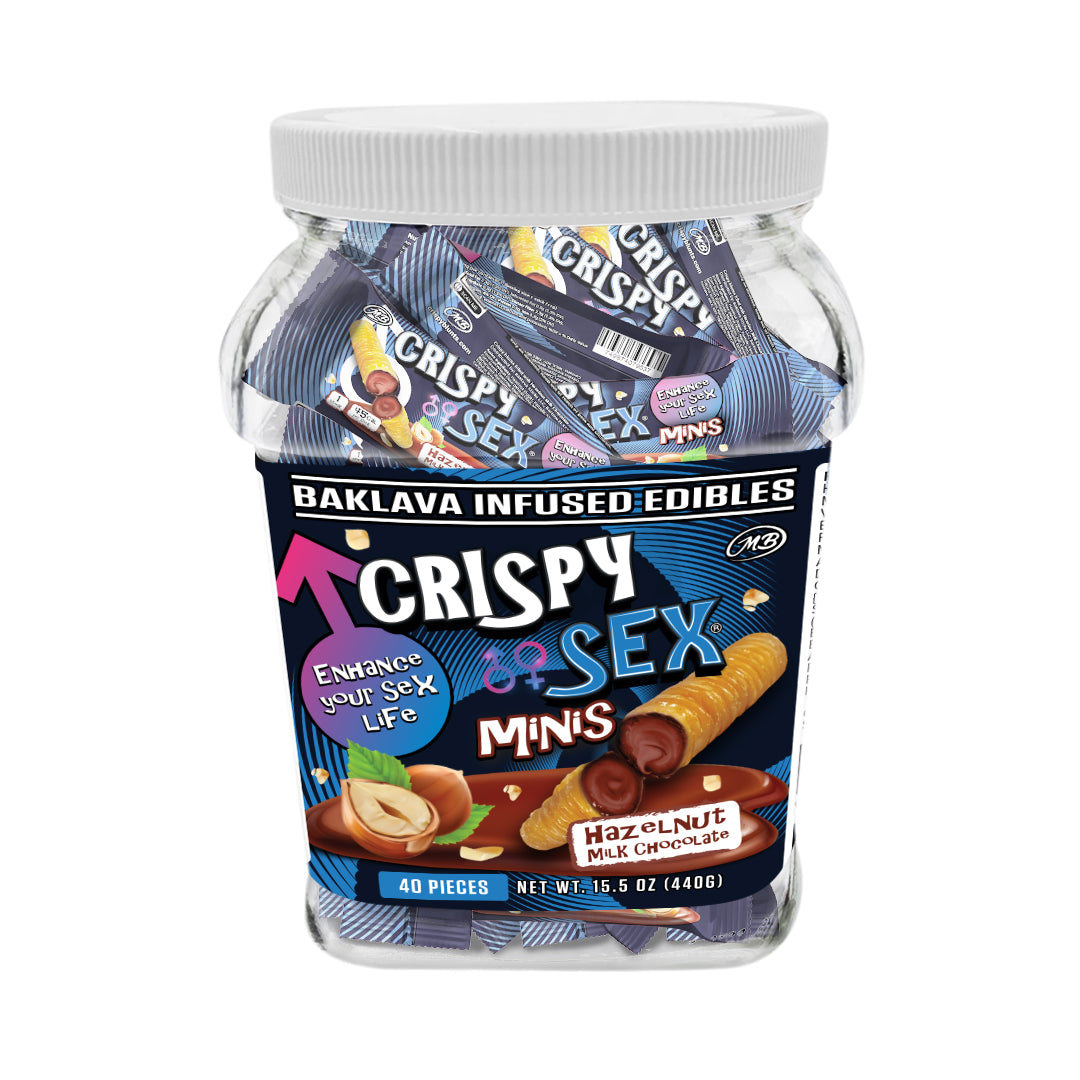 CRISPY SEX minis with Hazelnut Chocolate cream Crispy Phyllo Dough Enhance your Sex Life