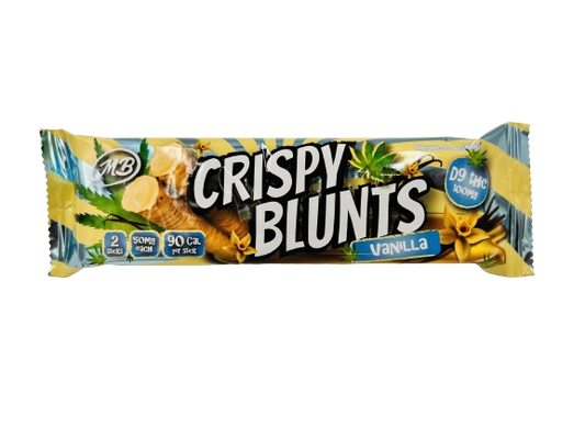 D9 100mg with Vanilla Cream Crispy Blunts Crispy Phyllo Dough 2 Sticks 1.5 oz