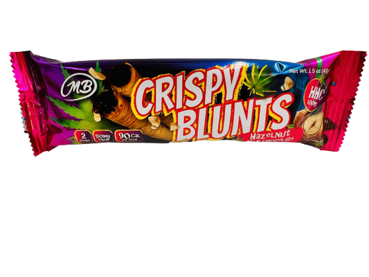 HHC 100mg with Hazelnut Chocolate Cream Crispy Blunts Crispy Phyllo Dough 2 Sticks 1.5 oz