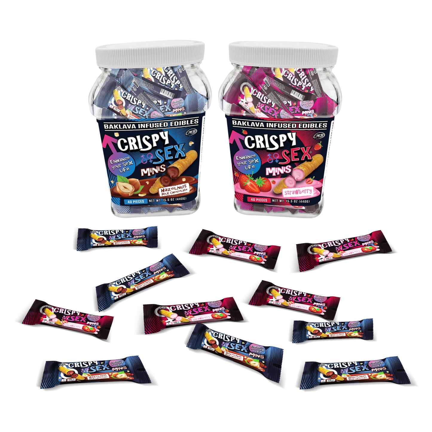 CRISPY SEX minis with Strawberry Cream Crispy Phyllo Dough Enhance your Sex Life