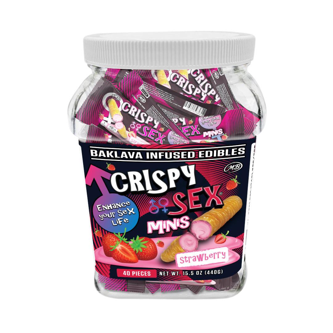 CRISPY SEX minis with Strawberry Cream Crispy Phyllo Dough Enhance your Sex Life