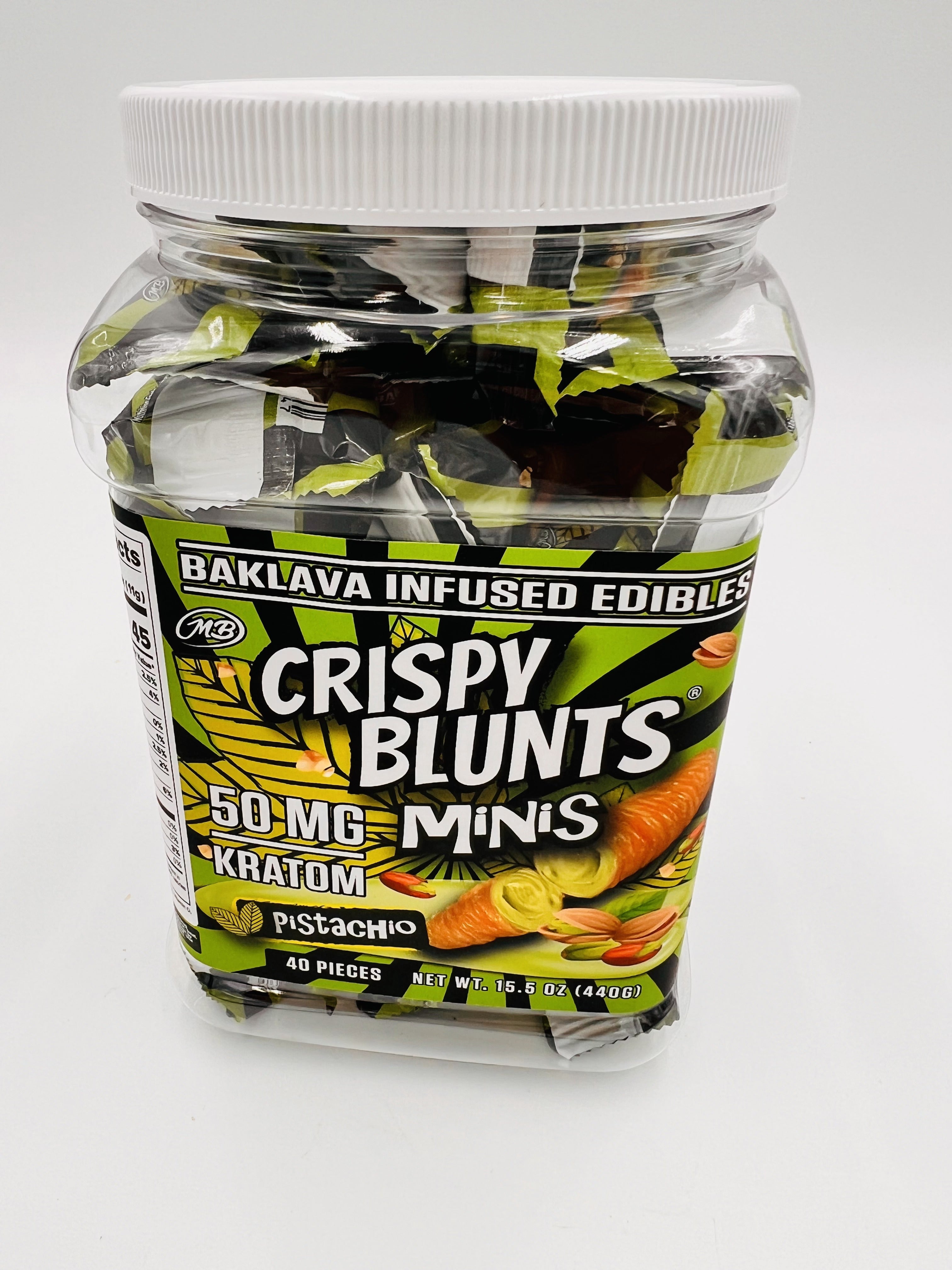 D9 Box Of 10 (2 Packs) 100mg With Pistachio Cream Crispy Blunts Crispy D9 Box Of 10 (2 Packs) 100mg With Pistachio Cream Crispy Blunts Crispy